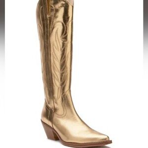 GOLD Cowgirl Boots